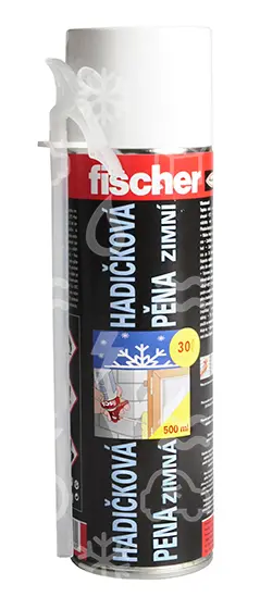 pěna montážní PU 1, 500ml/30L, zimní, hadičková